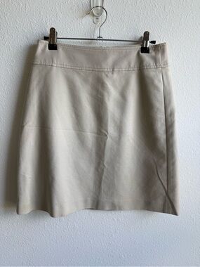 Banana Republic Cotton Lyocell light tan Skirt